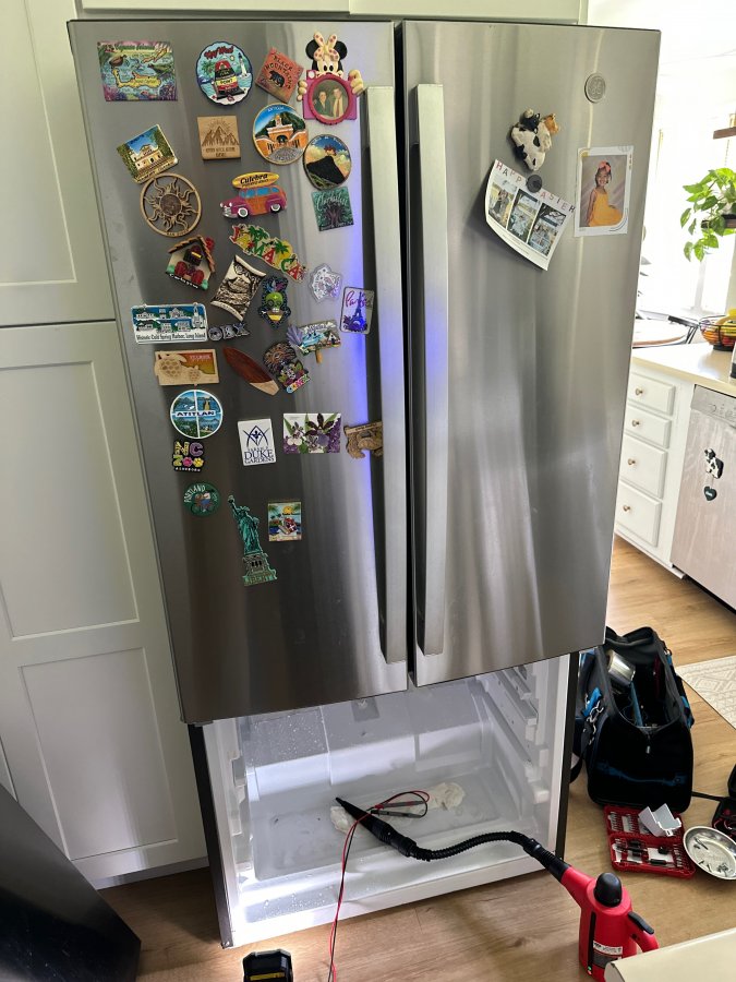 GE Refrigerator Not Cooling — Control Board Replacement