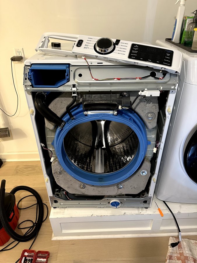 GE Front-Load Washer GFW550SSN5WW — Drain Pump Replacement in Raleigh