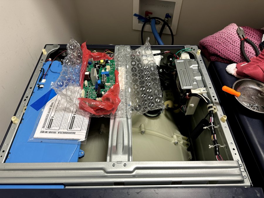 GE Washer Not Draining. Control Board Replacement in Clayton, NC